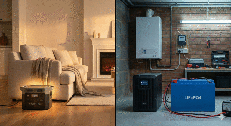 Порівняння зарядної станції EcoFlow та комплекту ДБЖ LogicPower з акумулятором LiFePO4 для дому
